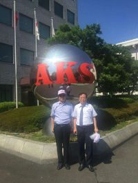 我公司李总应邀参观访问日本AKS公司